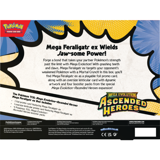 Pokémon TCG: Ascended Heroes - Mega Feraligatr ex Box